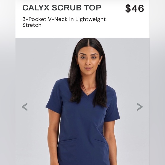 Medelita Navy Scrub 3-piece Bundle | Sz: Medium - Picture 2 of 16